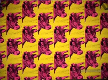 Andy Warhol Painting - Vacas moradas Andy Warhol